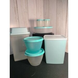 Tupperware Mint Color Lot of 7 random items (G2)